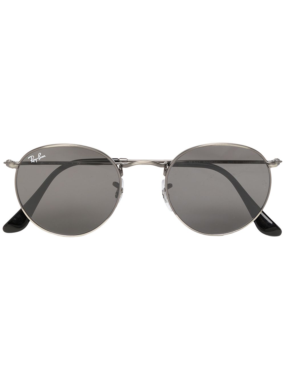 Ray-Ban 有色镜片圆框太阳眼镜 - 黑色