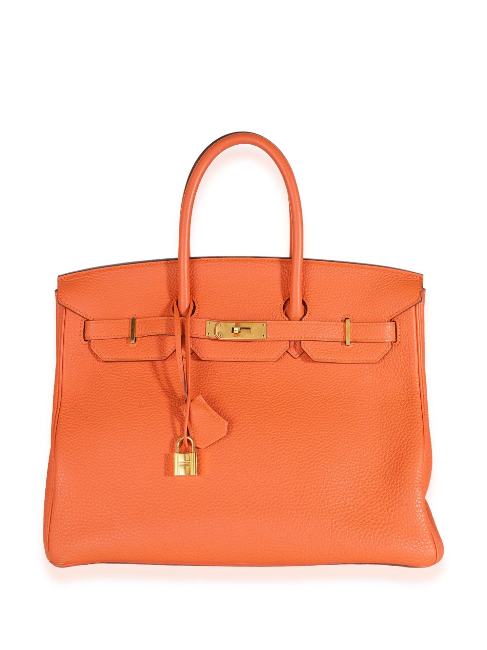 Hermès Pre-Owned Birkin 35 手提包（典藏款） - 橘色
