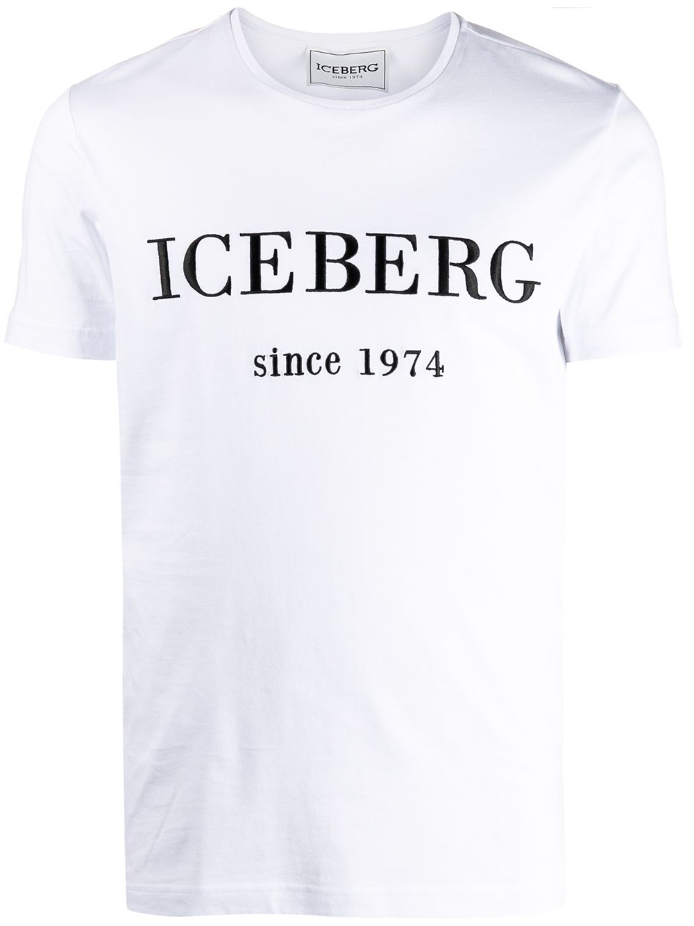 Iceberg logo印花T恤 - 白色