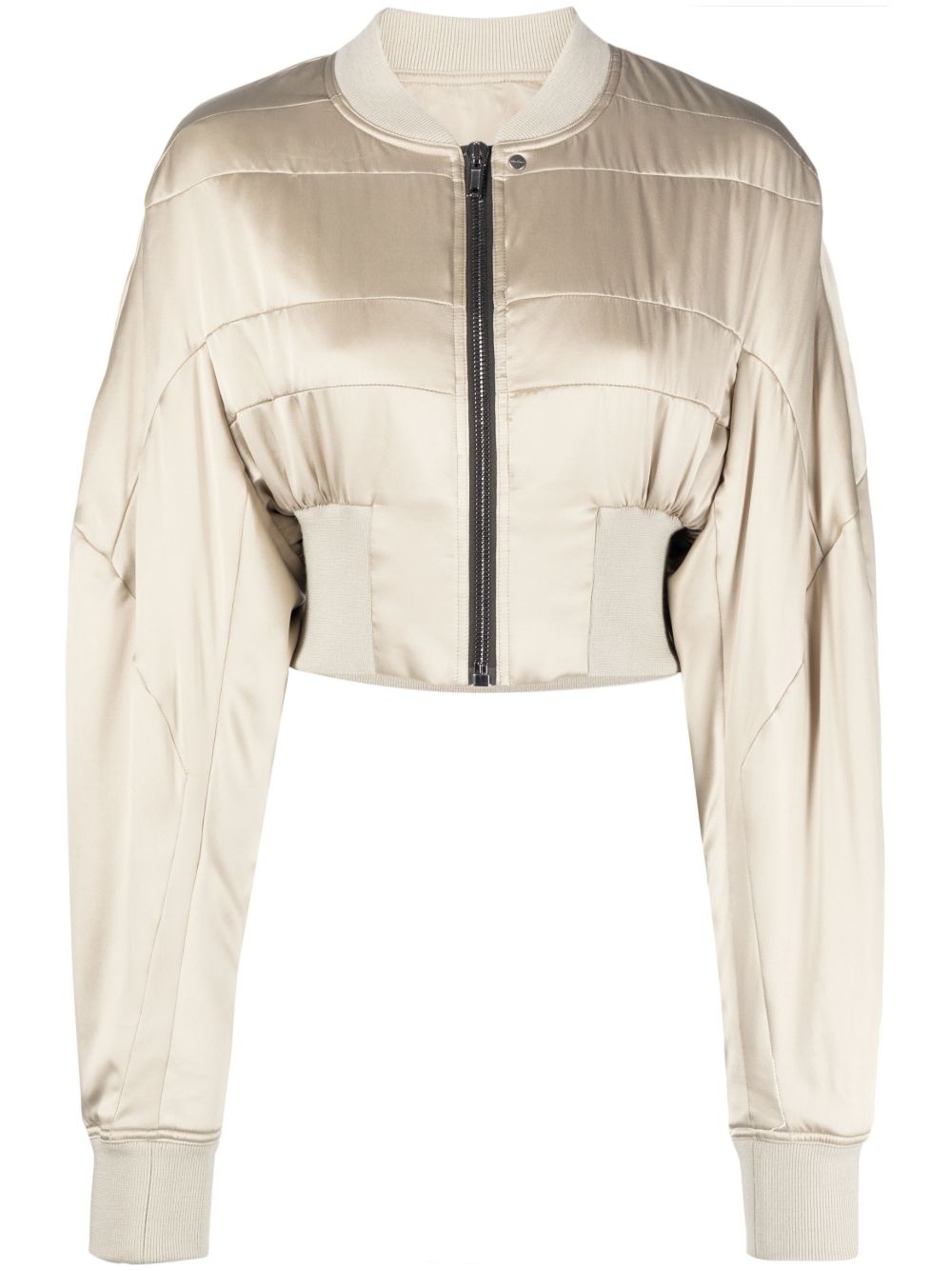 Rick Owens Girdered 短款飞行员夹克 - 中性色