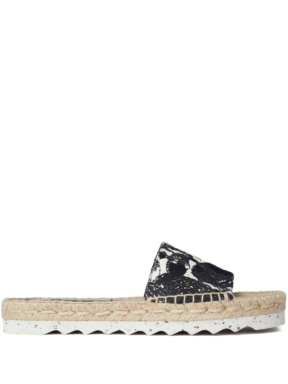 Stella McCartney Gaia Moth 草编拖鞋 - 中性色
