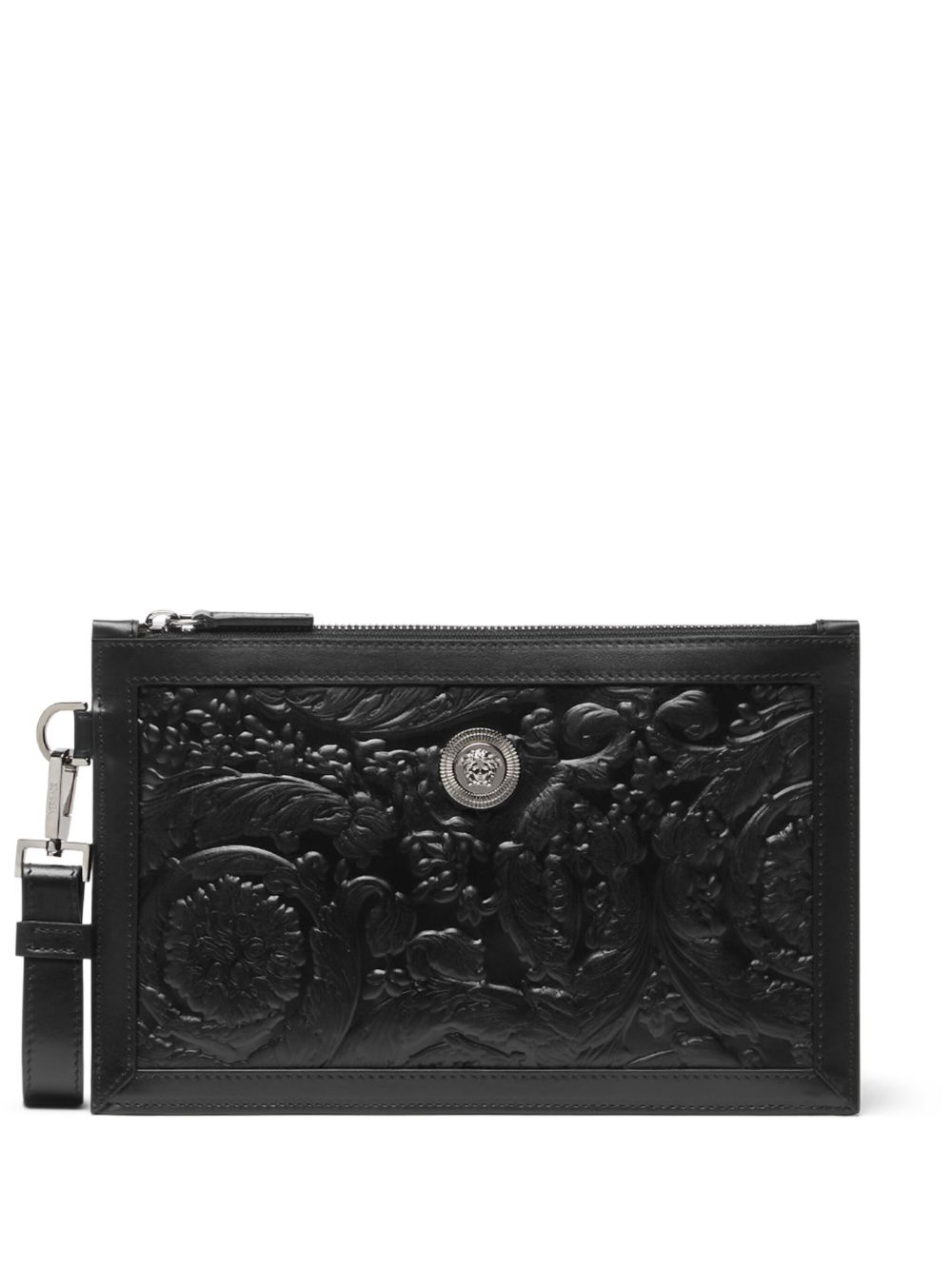 Versace Medusa Biggie Barocco 手拿包 - 黑色