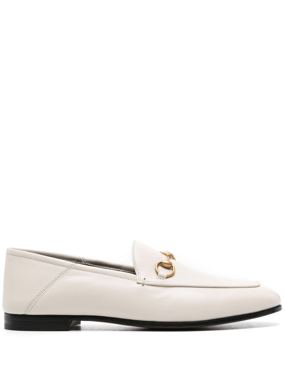 Gucci 马衔扣细节乐福鞋 - 白色