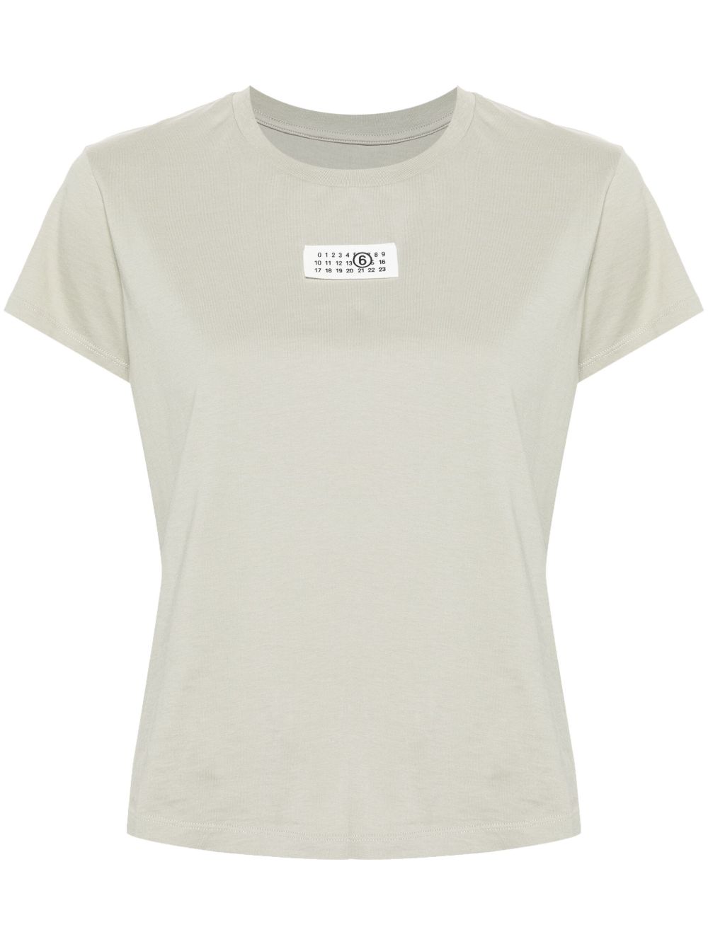 MM6 Maison Margiela 数字图案棉T恤 - 绿色