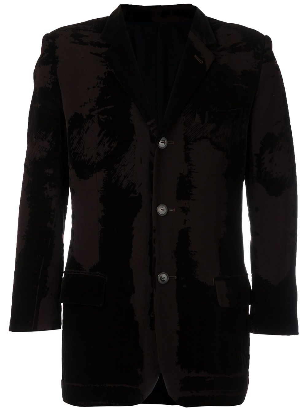 Jean Paul Gaultier Pre-Owned 古着丝绒夹克 - 黑色