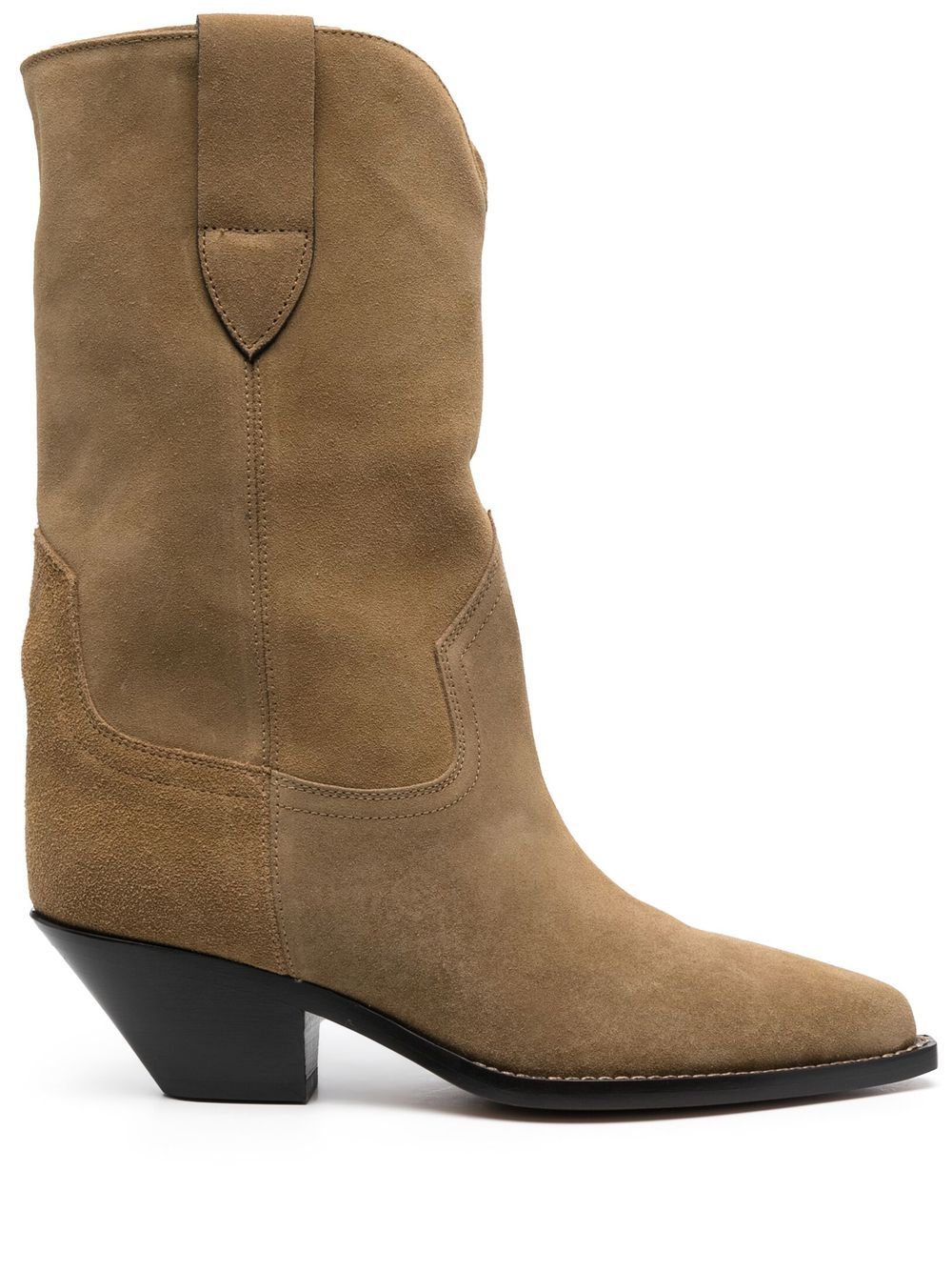 ISABEL MARANT Dahope 绒面皮中筒靴 - 中性色