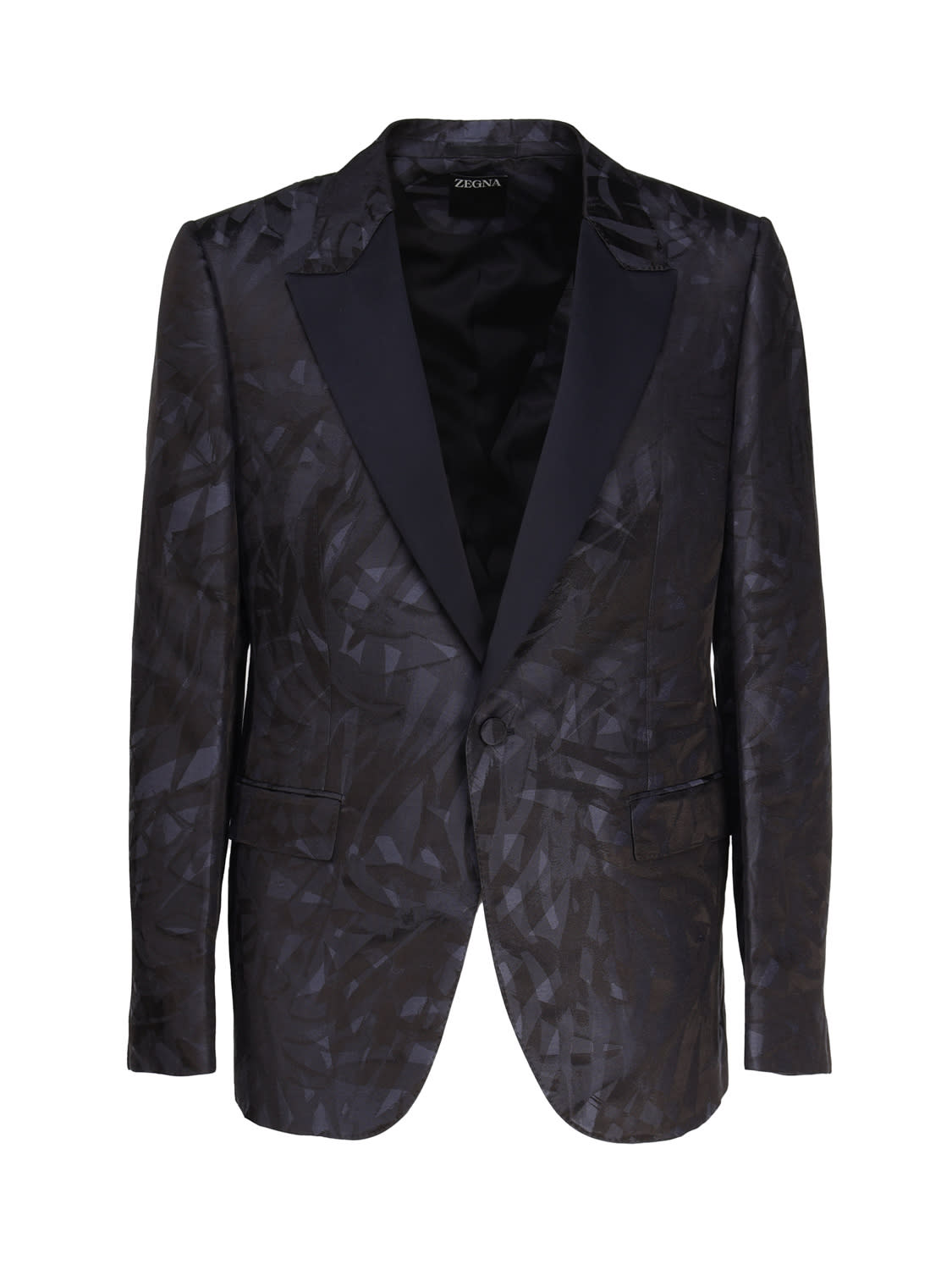 Zegna 亚麻真丝混纺优雅夹克