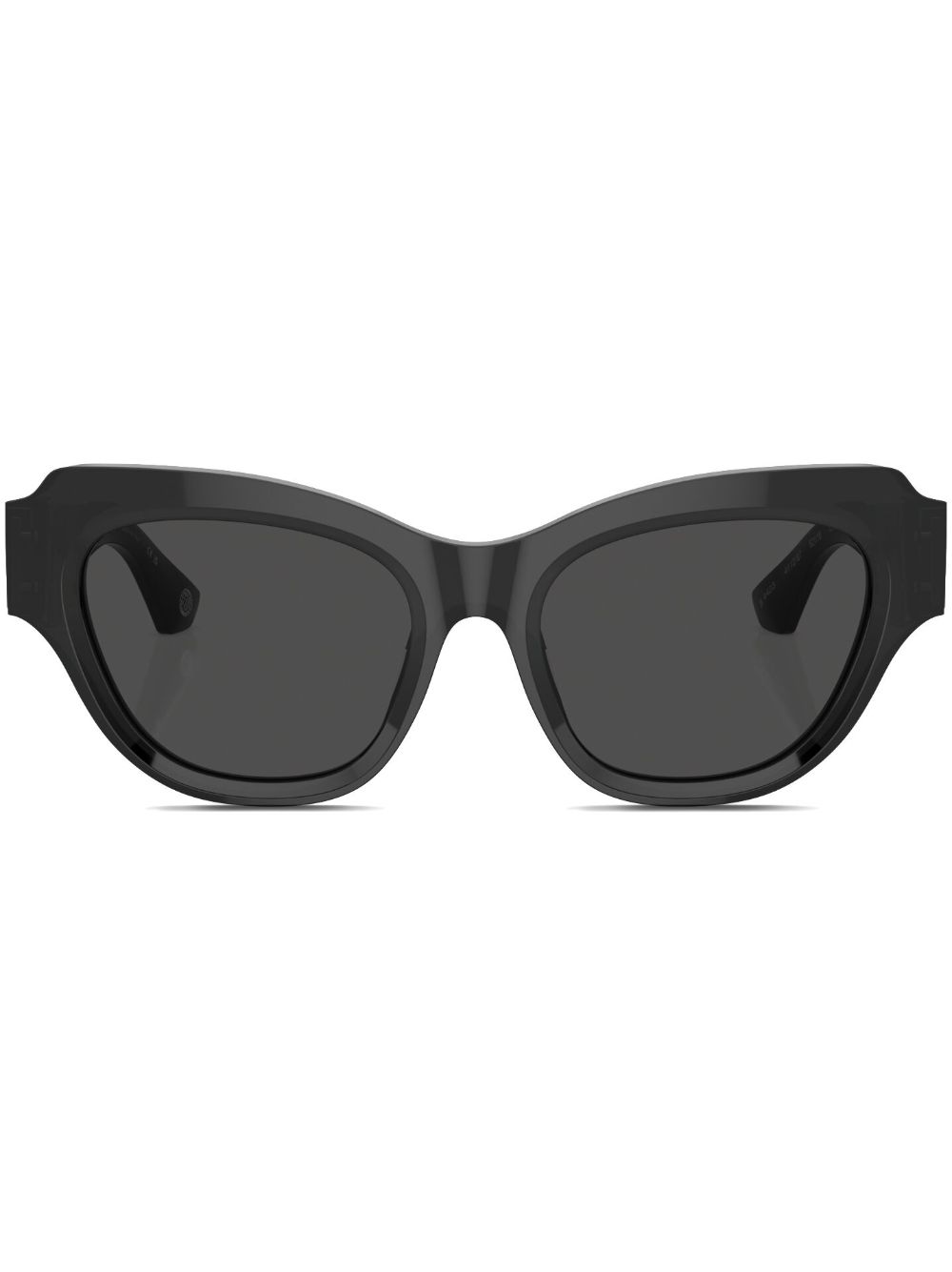 Burberry Eyewear 玫瑰经典logo猫眼框太阳眼镜 - 灰色