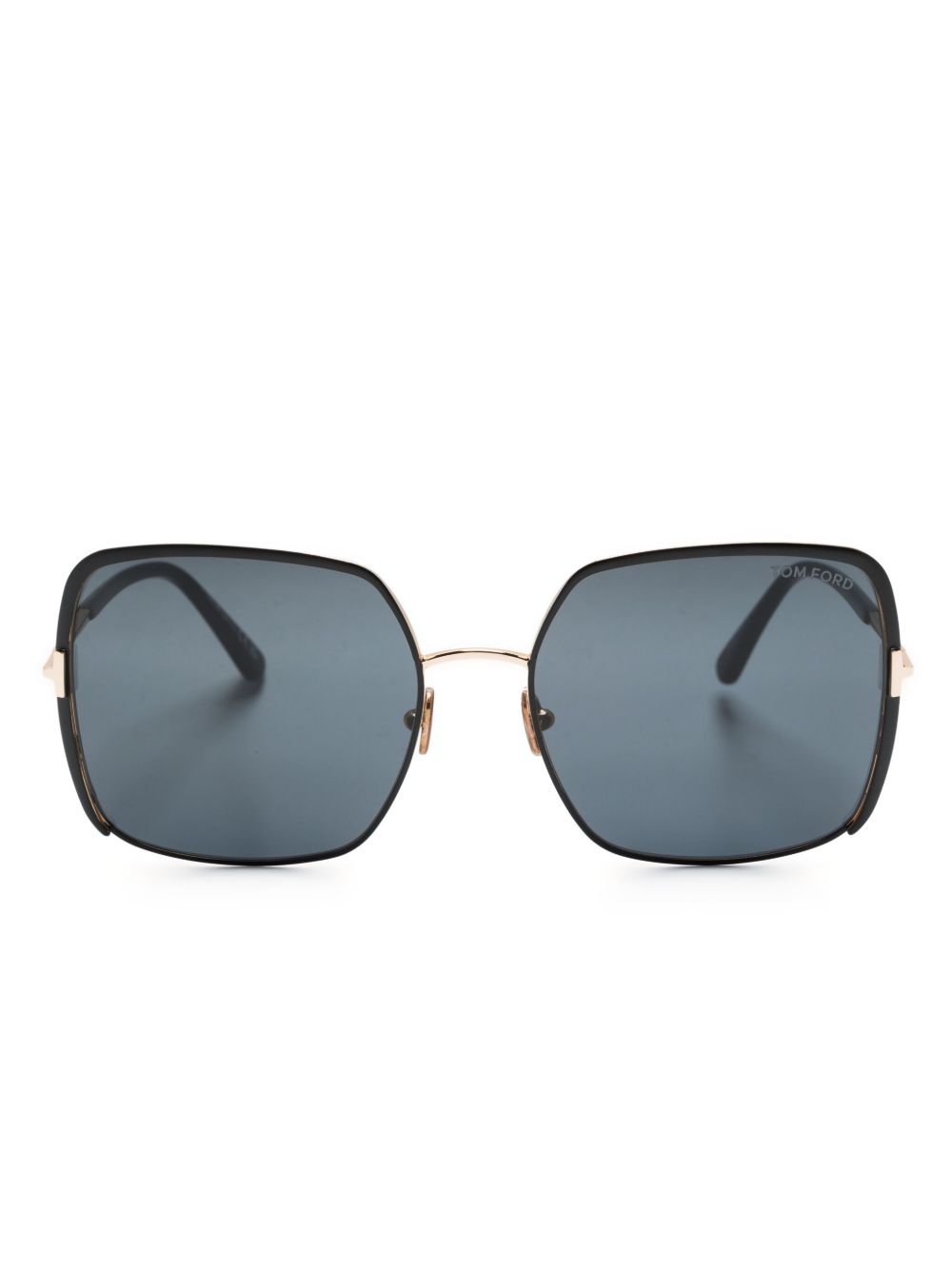TOM FORD Eyewear Raphaela 蝴蝶形镜框太阳眼镜 - 黑色