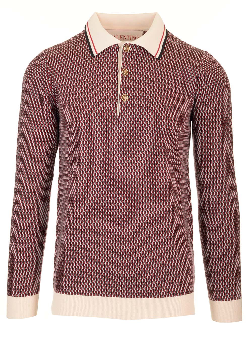 Valentino Garavani 羊毛Polo衫