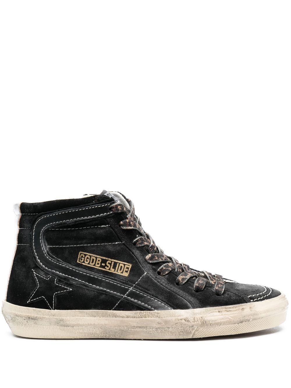 Golden Goose Slide 高帮运动鞋 - 黑色