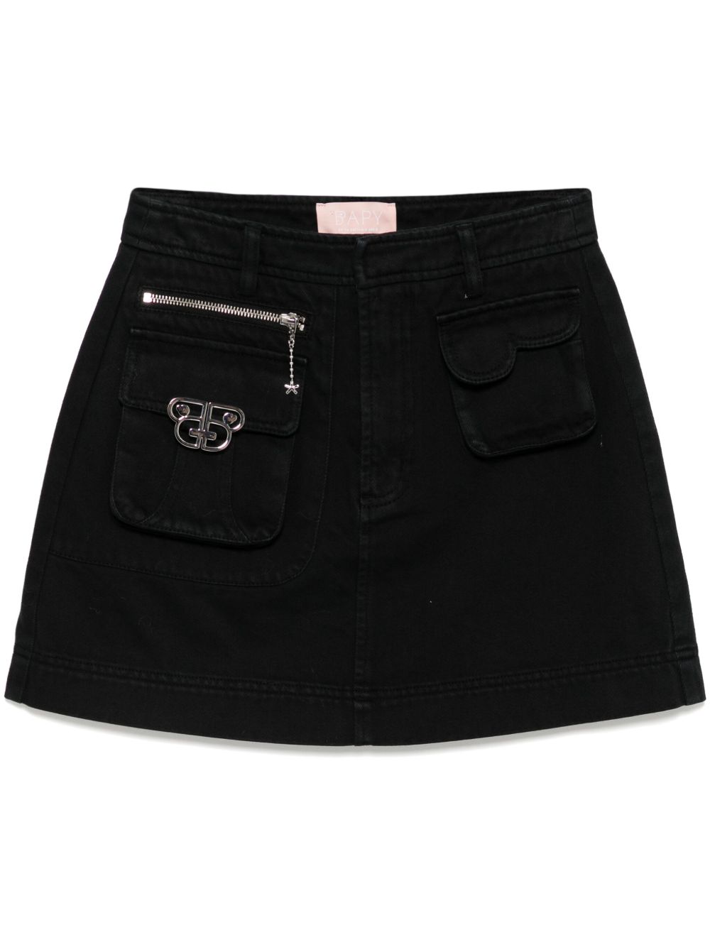 BAPY BY *A BATHING APE® logo标牌A字半身裙 - 灰色