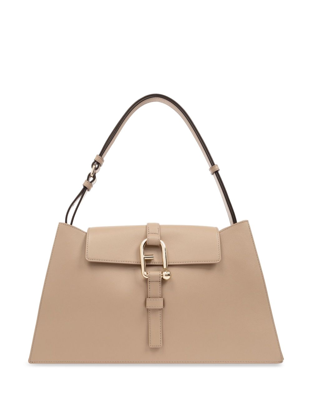 Furla Nuvola 皮质单肩包 - 中性色