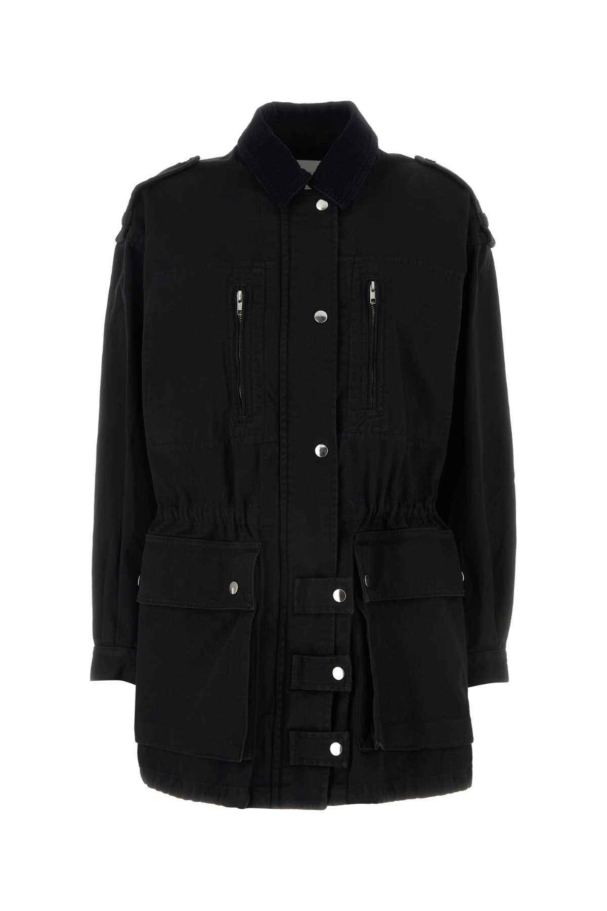Marant Étoile 黑色棉质Joanna夹克