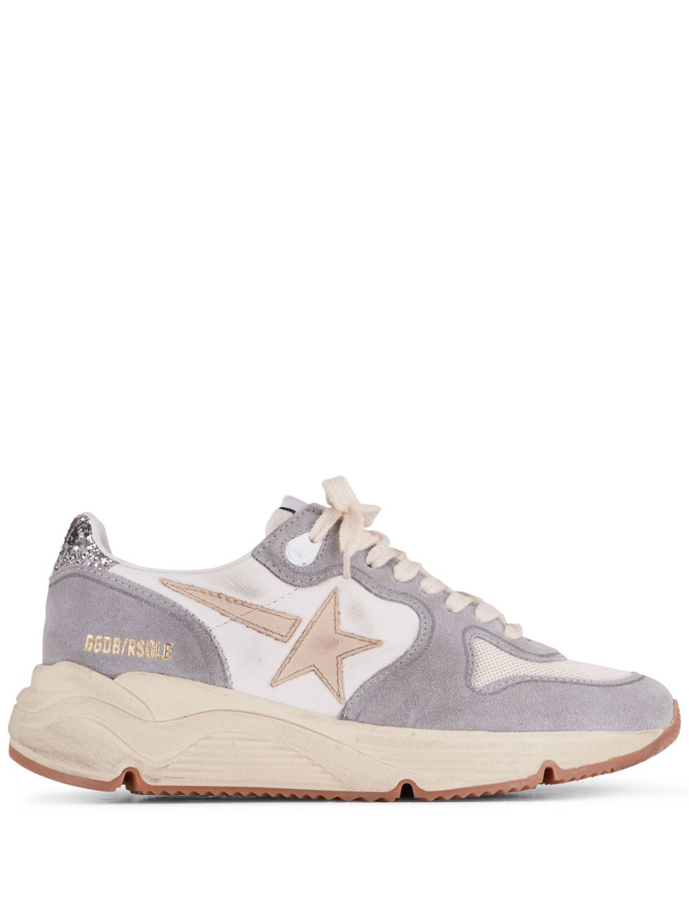 Golden Goose Running Sole 系带运动鞋 - 灰色