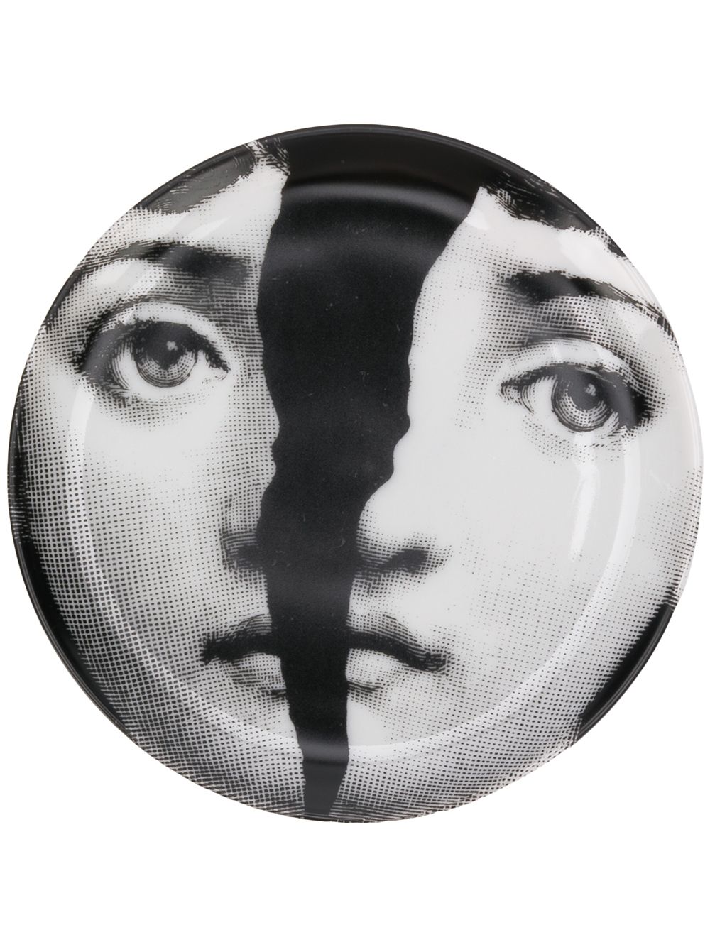 Fornasetti 图案装饰盘 - 黑色