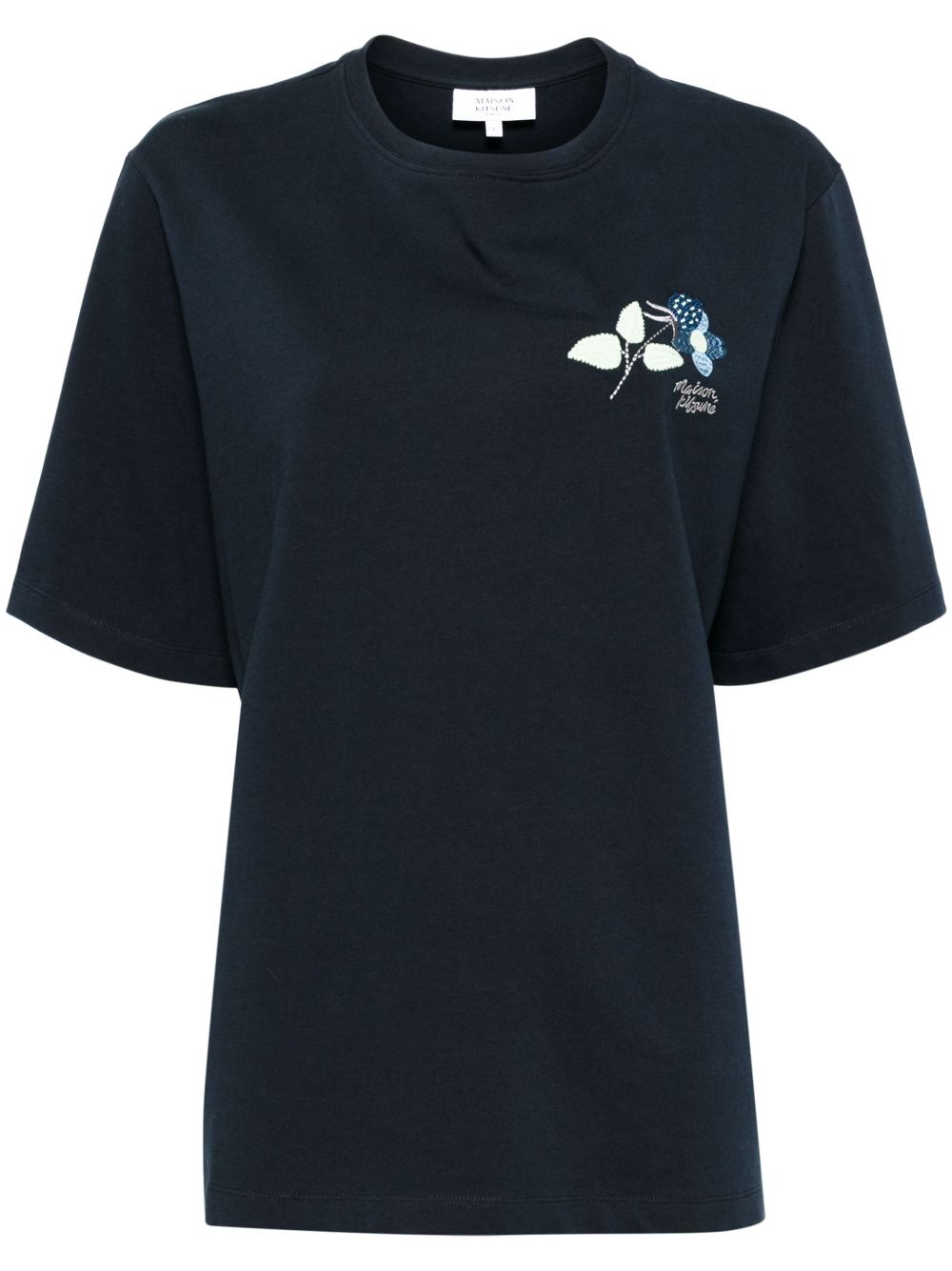 Maison Kitsuné Strawberry leaf comfort T恤 - 蓝色