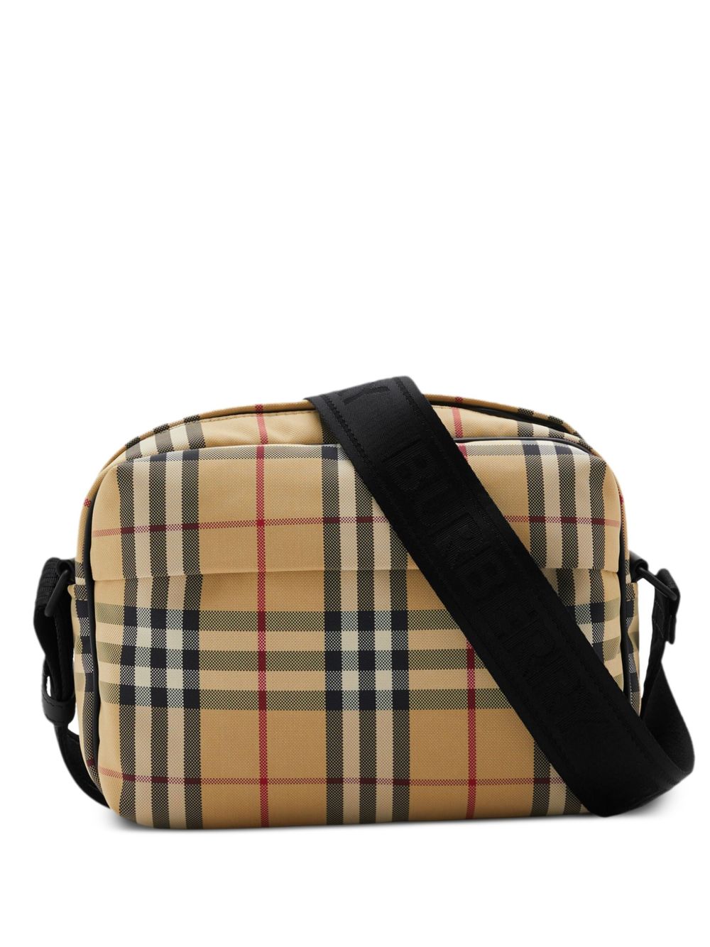Burberry Paddy 经典格纹邮差包 - 中性色