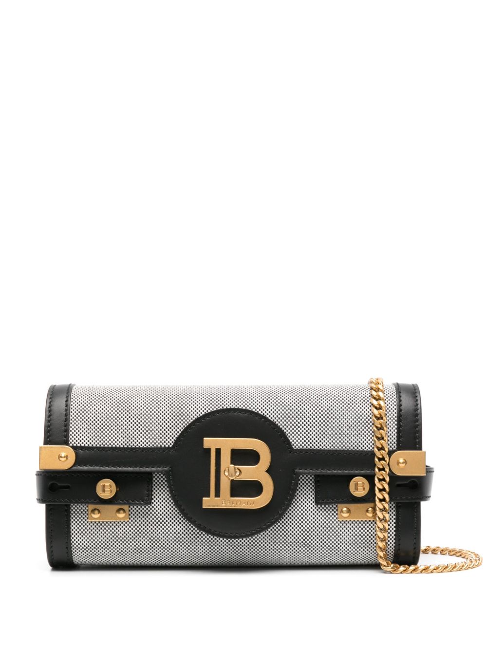 Balmain B-Buzz 23 棉斜挎包 - 黑色