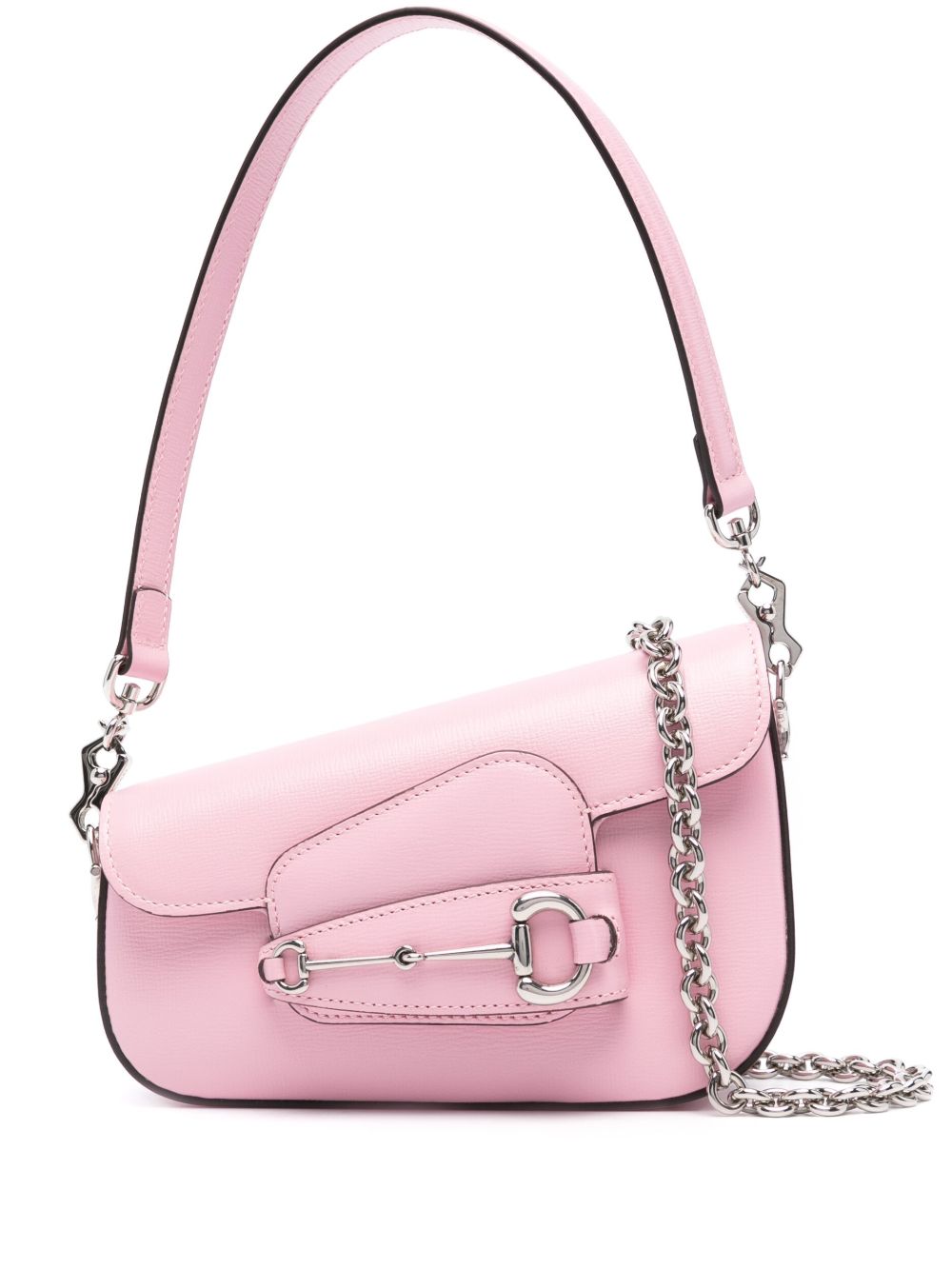 Gucci Horsebit 1955 系列迷你单肩包 - 粉色