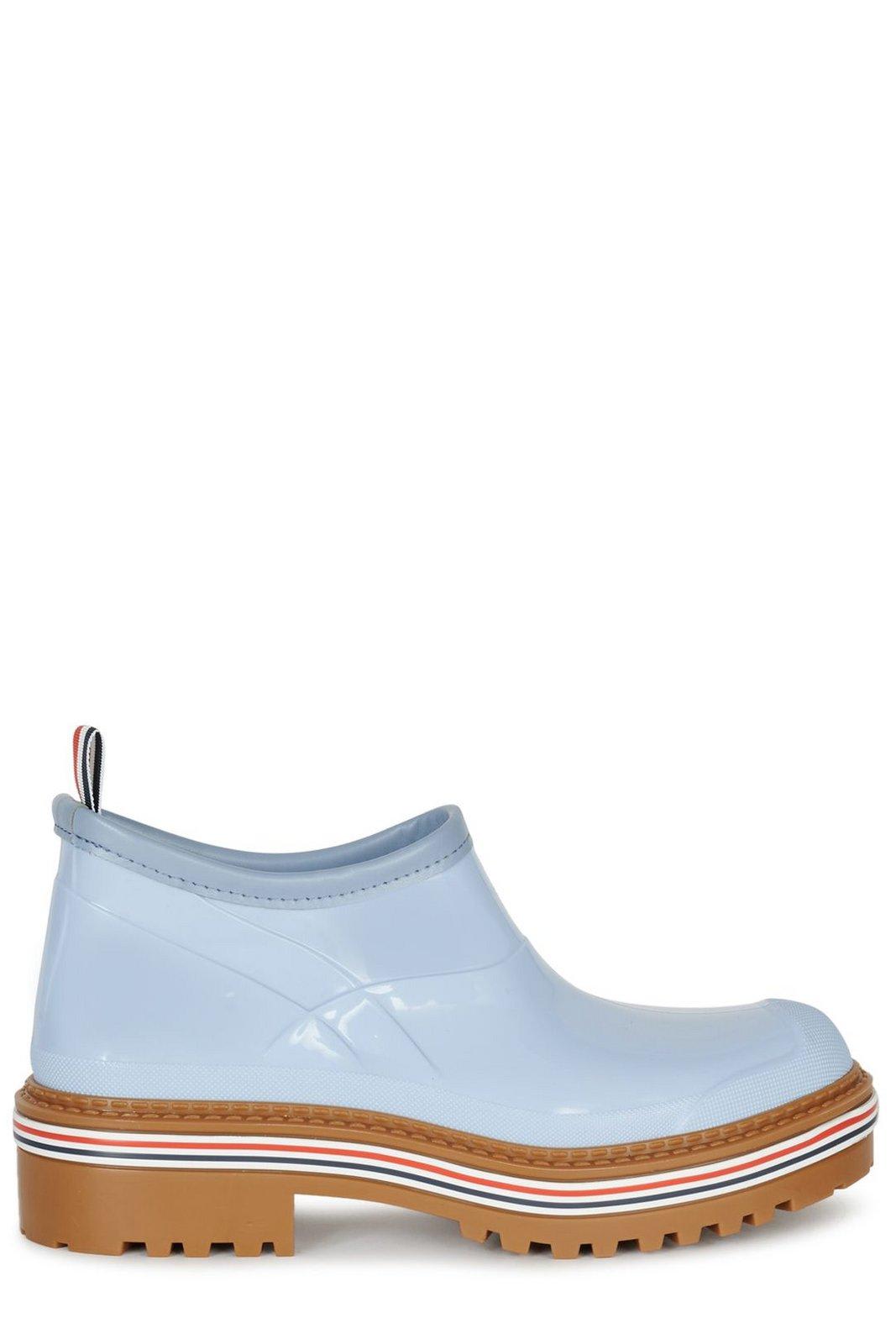 Thom Browne Round Toe Slip-on Boots