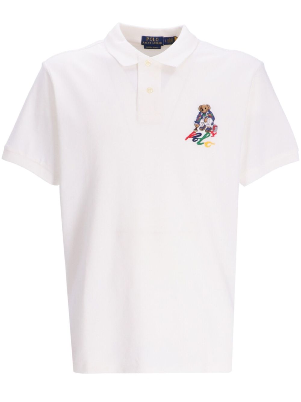 Polo Ralph Lauren Polo Bear 印花polo衫 - 白色