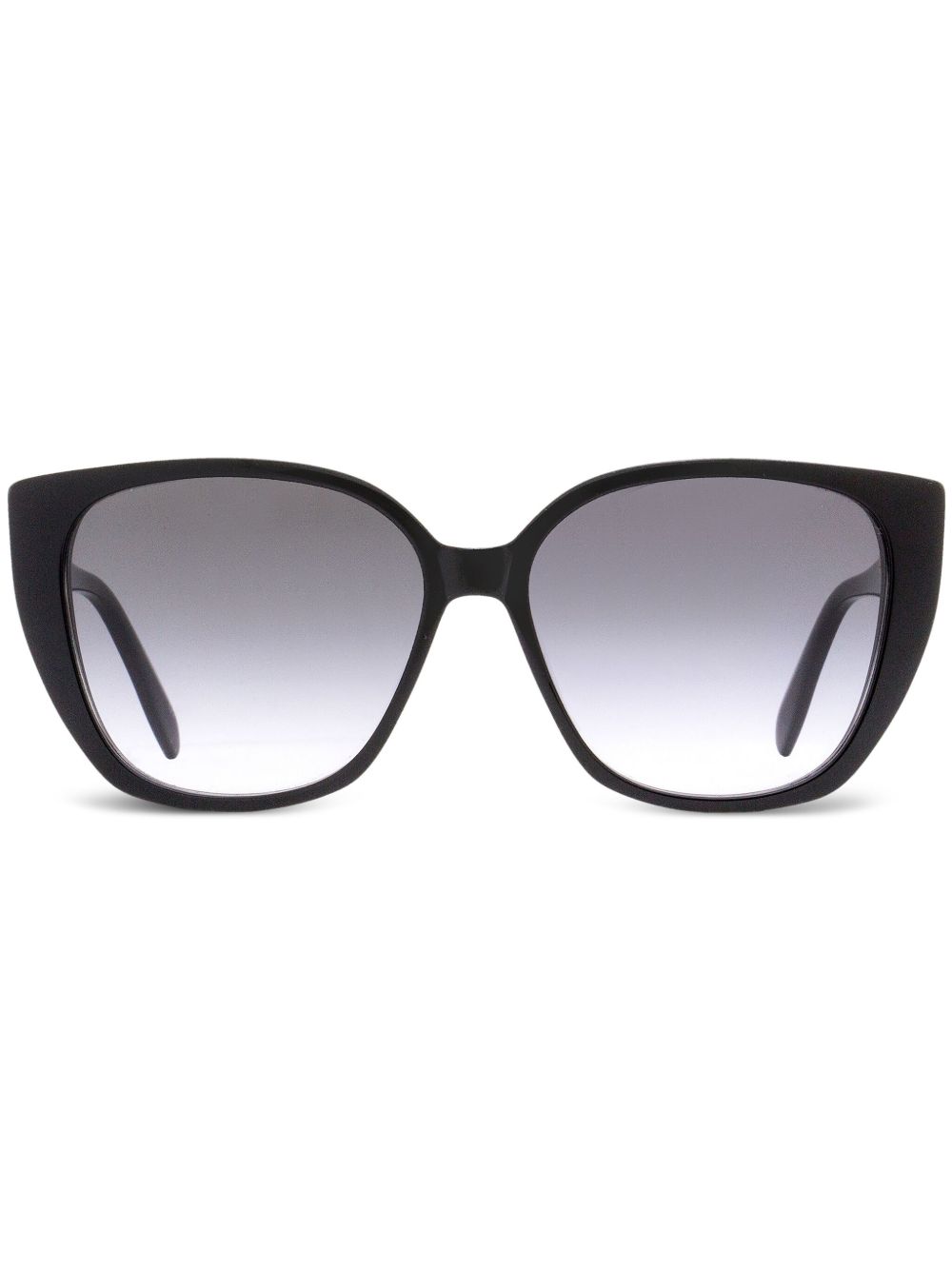 Alexander McQueen Eyewear 亚历山大·麦昆 Seal 猫眼框太阳眼镜 - 黑色