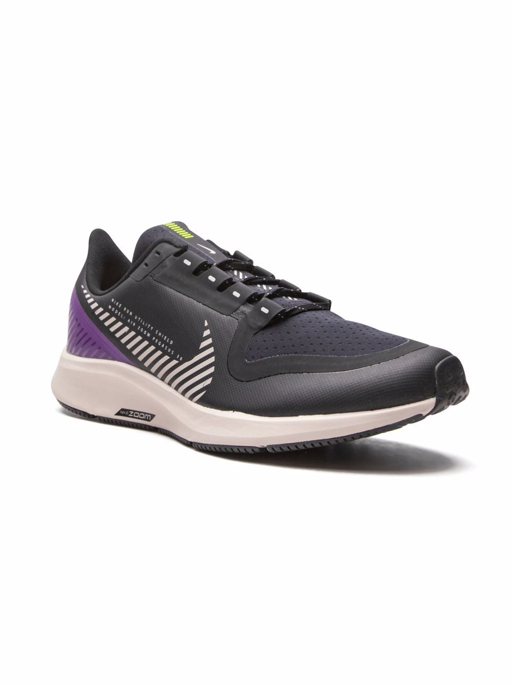 Nike Kids Air Zoom Pegasus 36 Shield 运动鞋 - 黑色