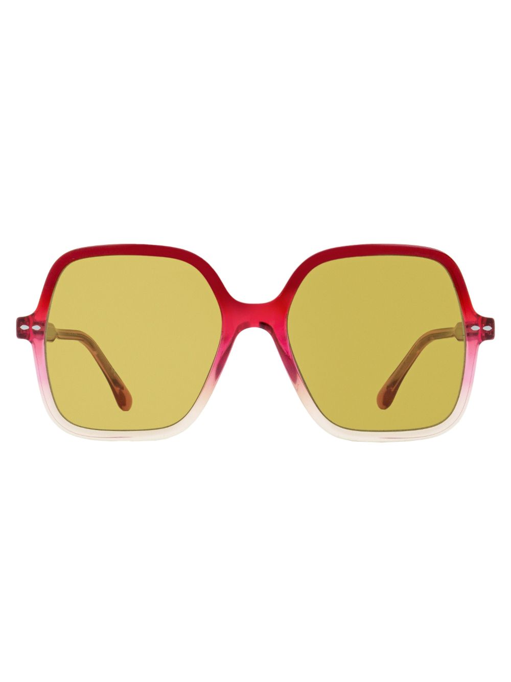 Isabel Marant Eyewear logo雕刻太阳眼镜 - 红色