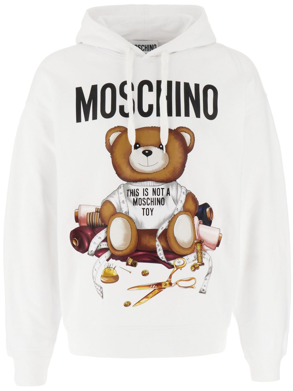 Moschino Teddy Bear 连帽衫 - 白色