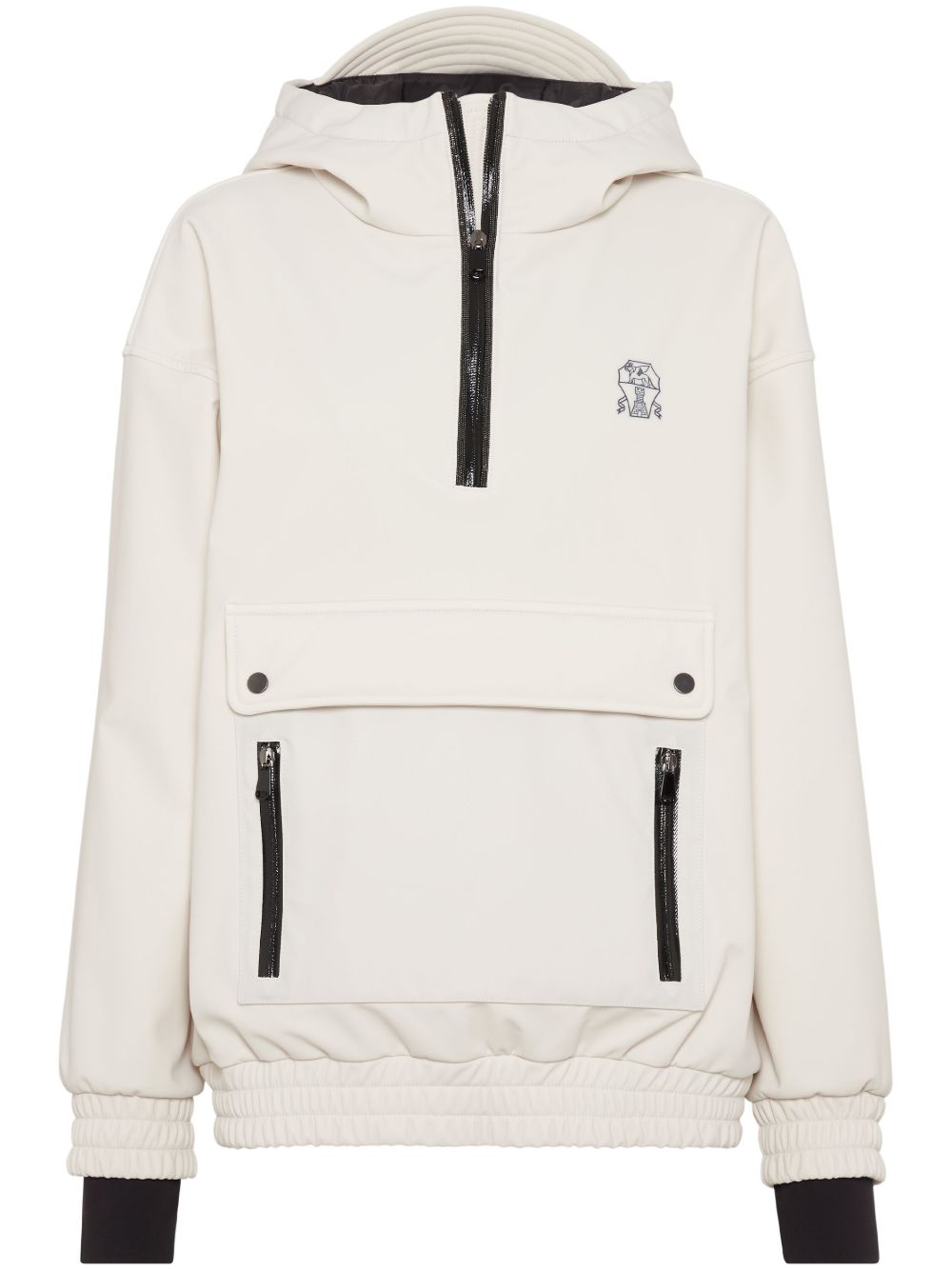 Brunello Cucinelli Mountain 连帽夹克 - 白色