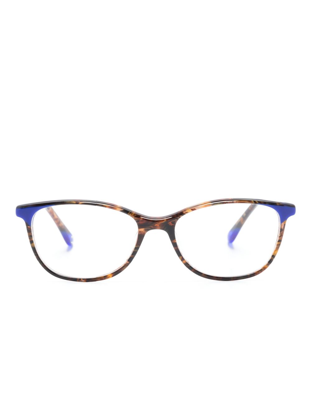 Etnia Barcelona Dauphine 椭圆框眼镜 - 褐色