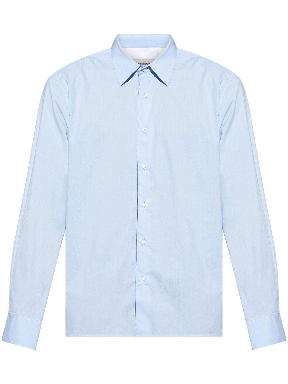 Officine Generale 府绸衬衫 - 蓝色
