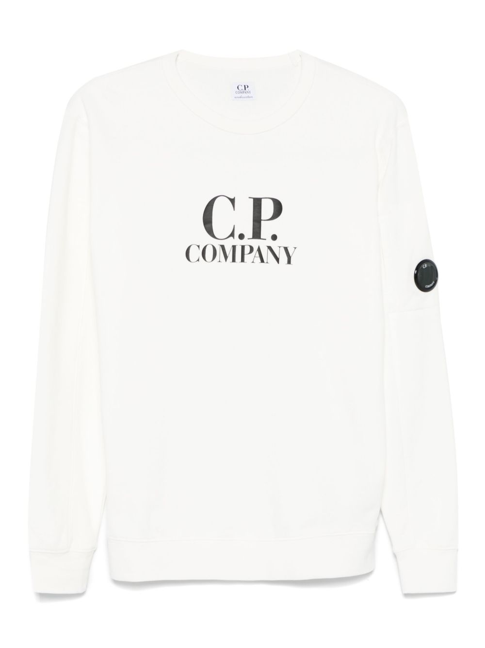 C.P. Company Kids 镜头缀饰卫衣 - 白色