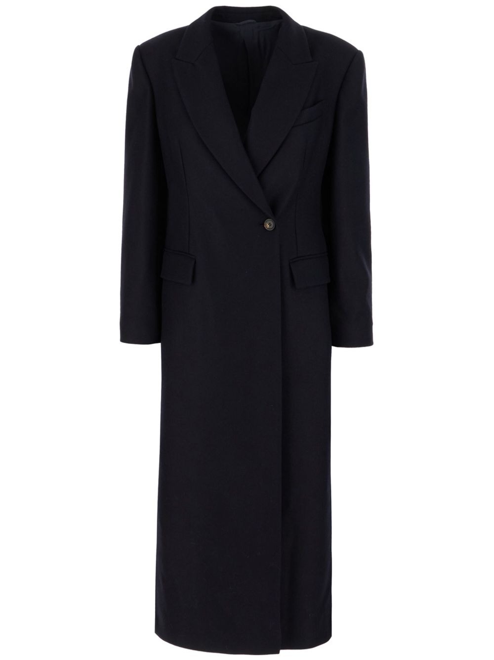 Brunello Cucinelli 双排扣外套 - 蓝色