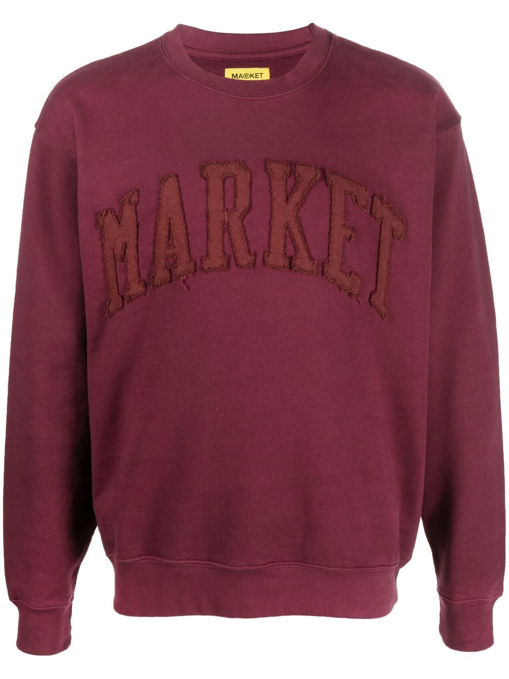 MARKET logo刺绣卫衣 - 红色