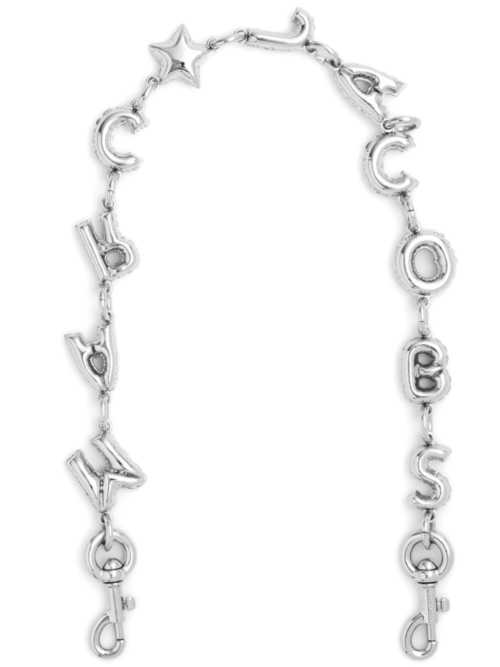 Marc Jacobs The Bubble Chain 包带 - 银色
