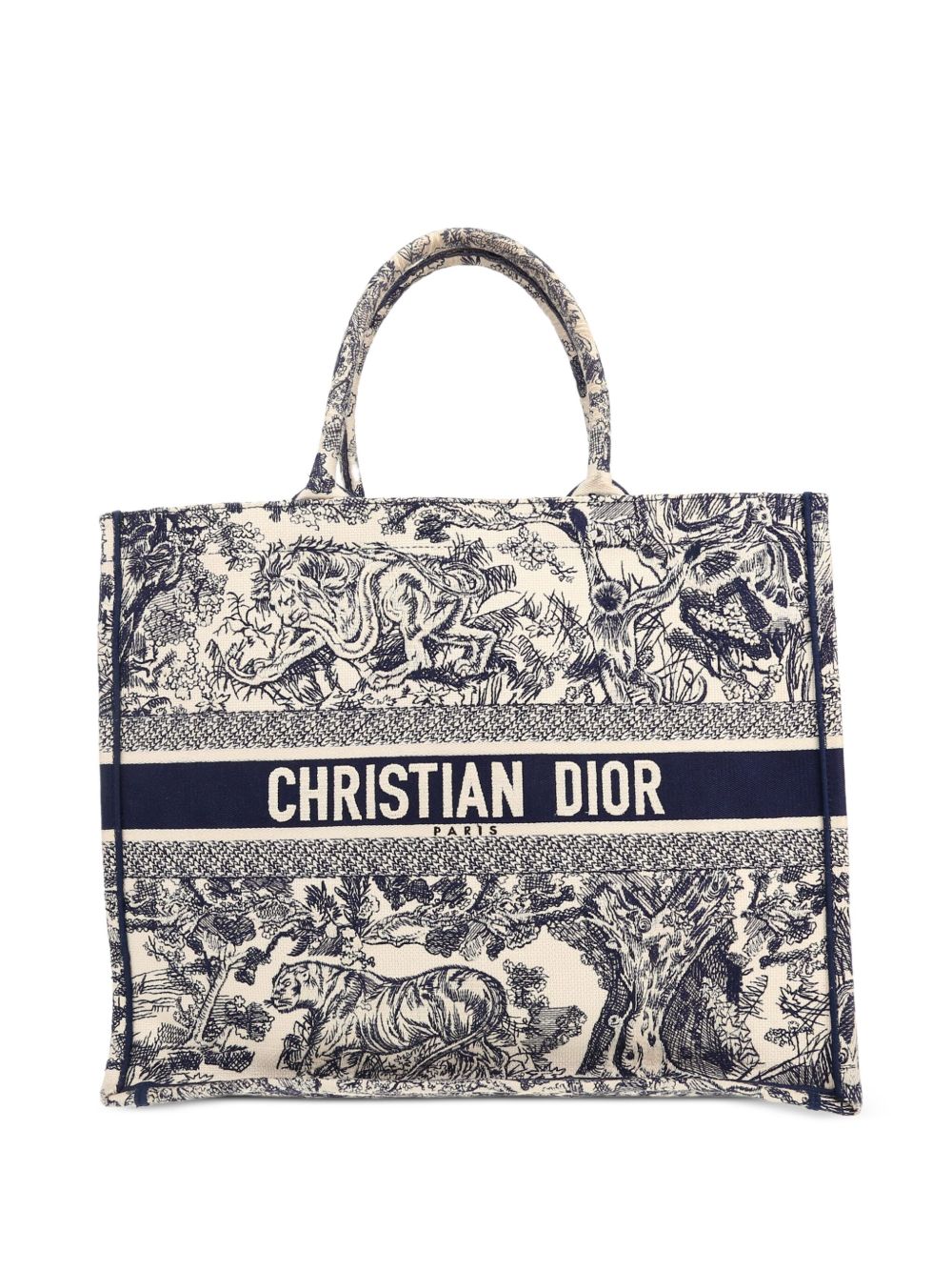 Christian Dior Pre-Owned Dior Book 手提包（2010年代典藏款） - 蓝色