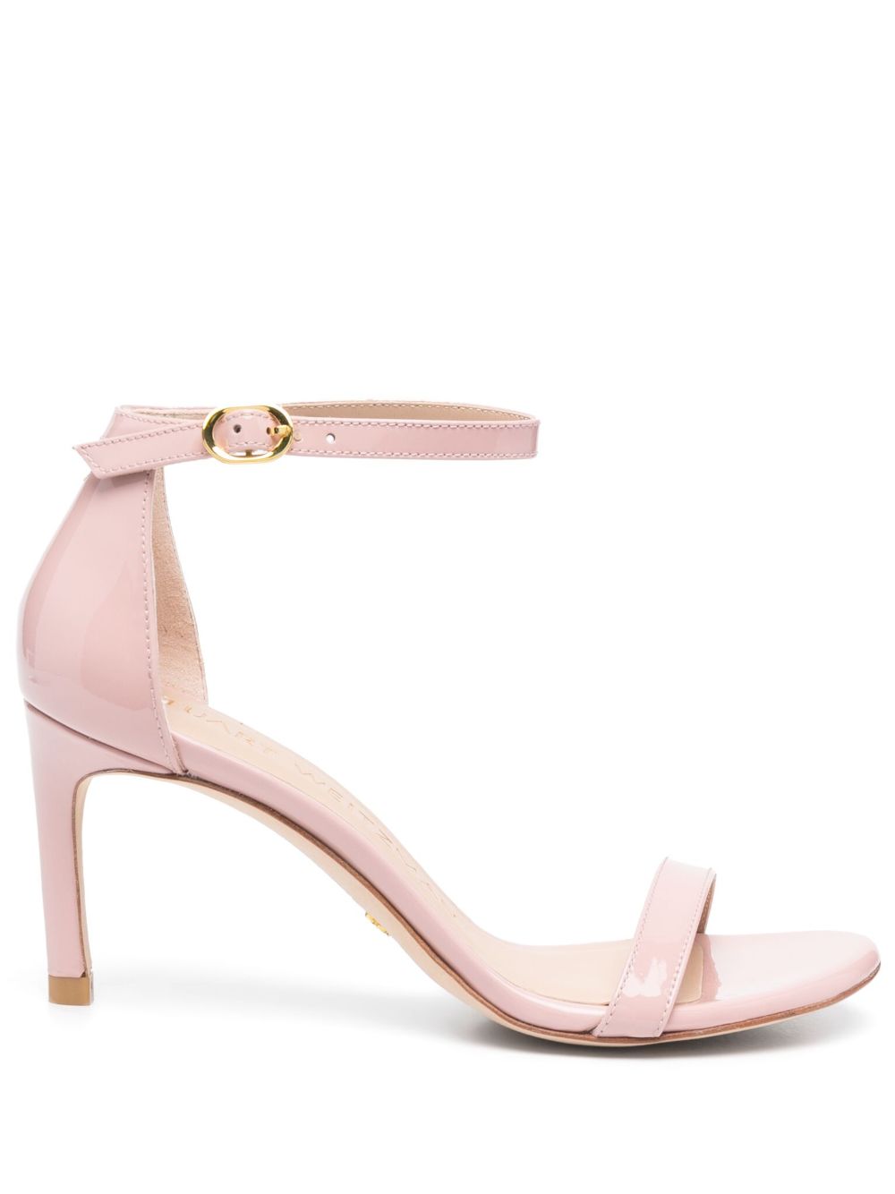 Stuart Weitzman Nunakedstraight 皮质高跟鞋 - 粉色