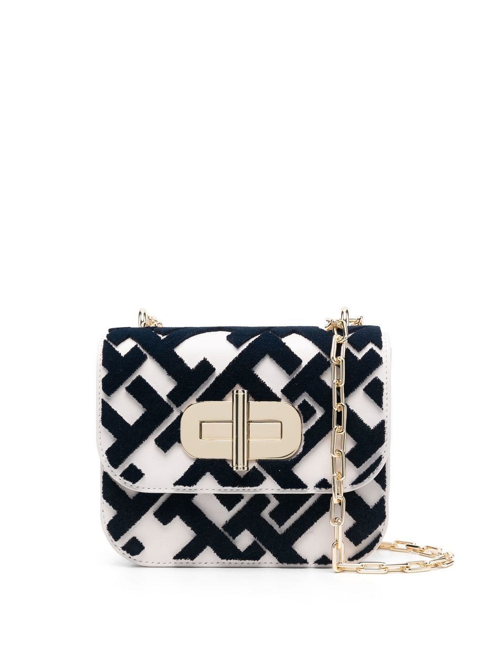 Tommy Hilfiger 经典logo图案斜挎包 - 中性色