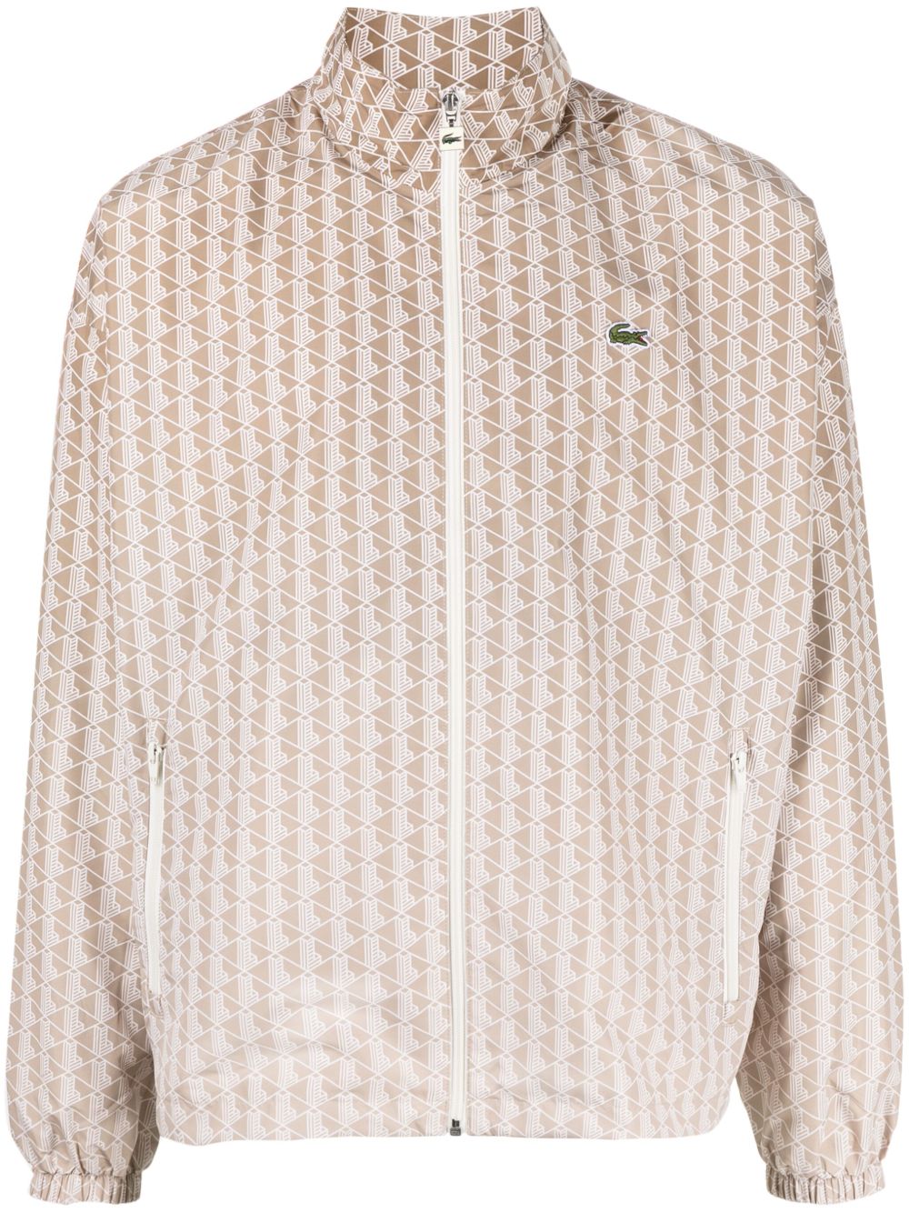 Lacoste 经典logo提花飞行员夹克 - 中性色