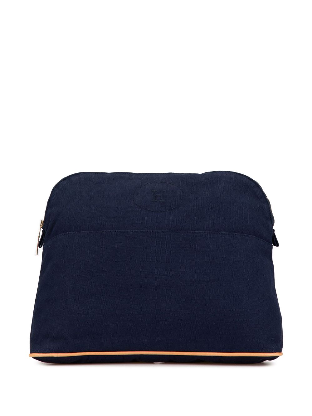 Hermès Pre-Owned 2000-2024 Toile Bolide Travel Case TGM pouch - 蓝色