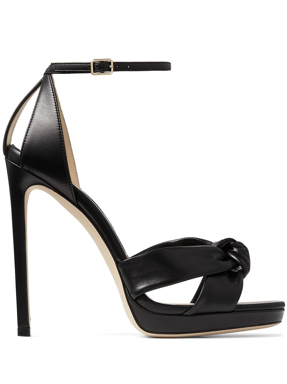Jimmy Choo 周仰杰 Rosie 结饰凉鞋 - 黑色