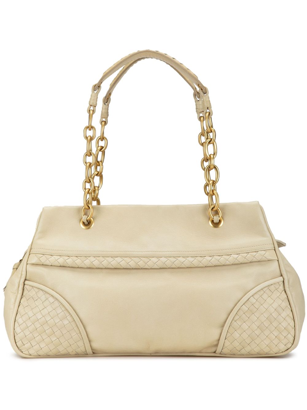 Bottega Veneta Pre-Owned Intrecciato 边饰单肩包（2010-2023年典藏款） - 褐色