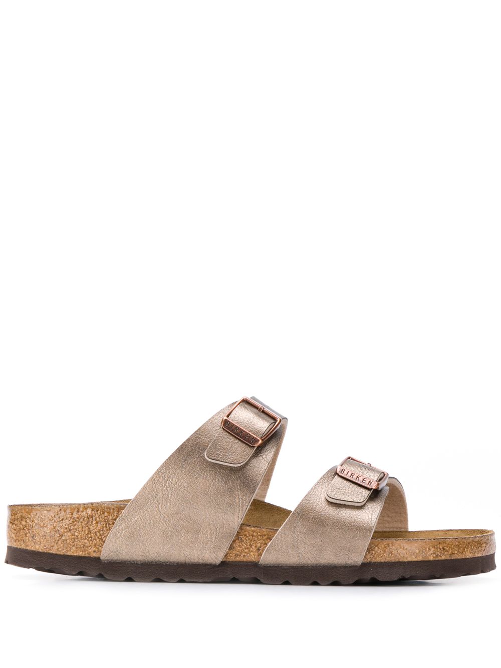 Birkenstock Sydney 扣环凉鞋 - 金属色