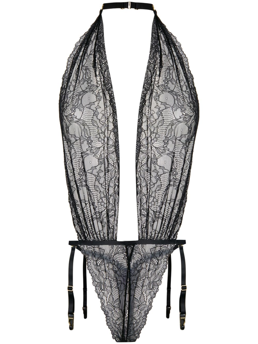Maison Close Le Petit Secret连体衣 - 黑色