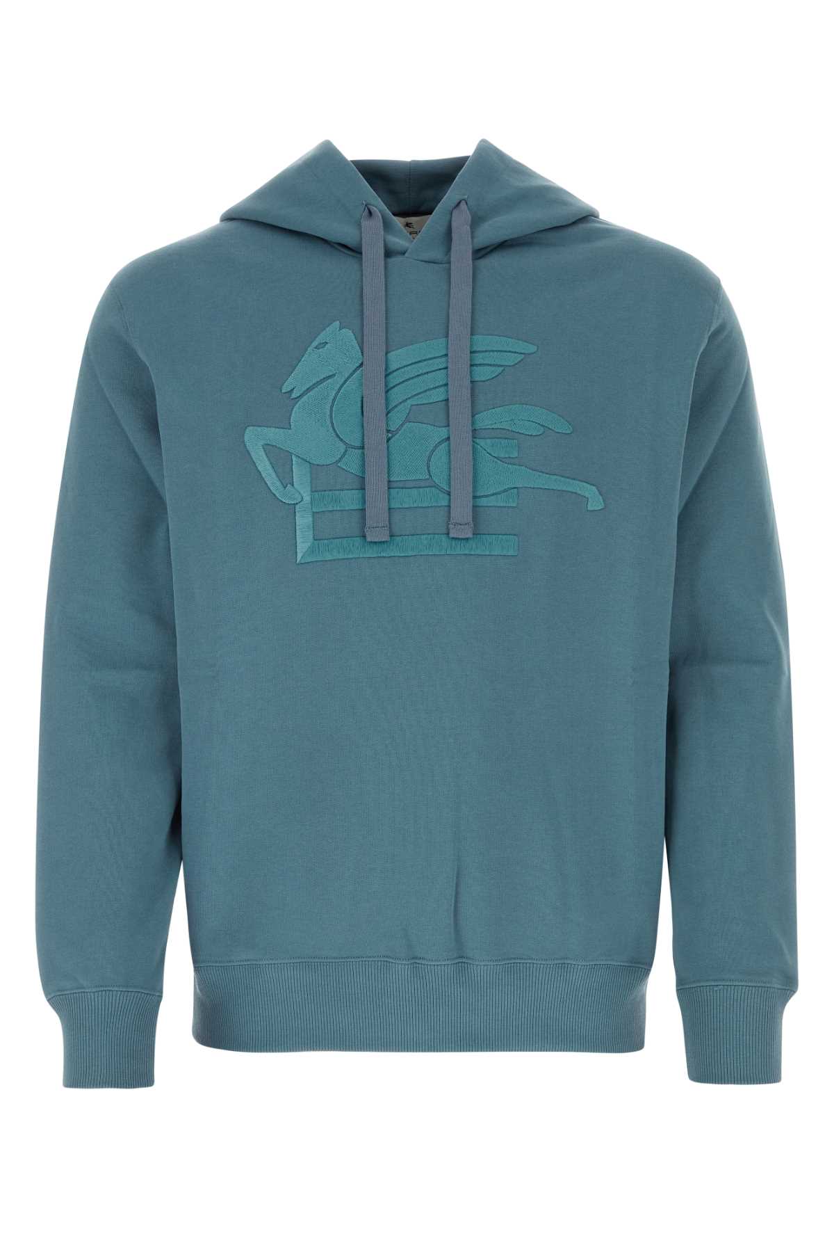 Etro Air Force Blue Cotton Sweatshirt