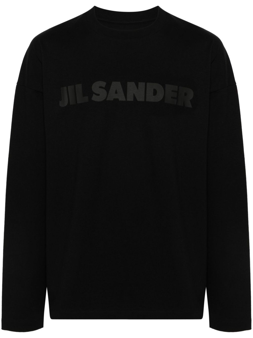 Jil Sander logo印花T恤 - 黑色