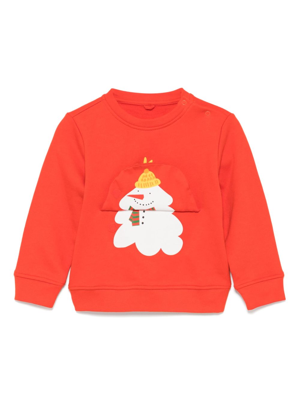 Stella McCartney Kids 可替换印花卫衣 - 红色