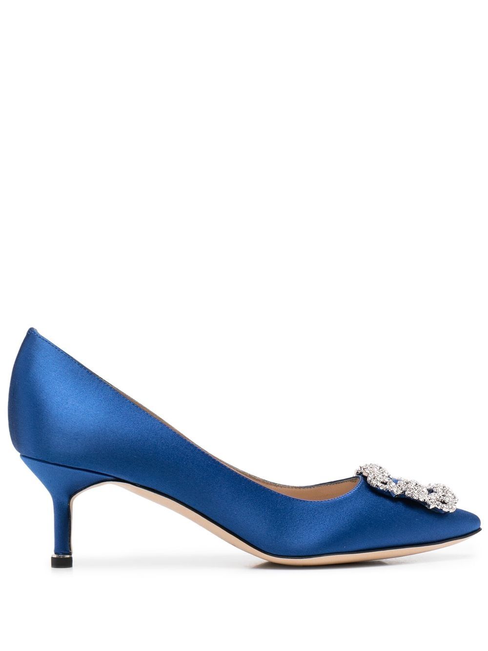 Manolo Blahnik Hangisi 中跟鞋 - 蓝色